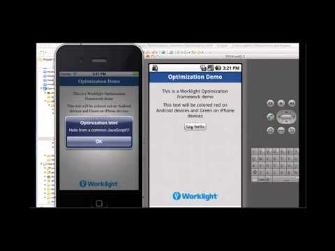 Develop your own andriod/apple mobile application using IBM's worklight.