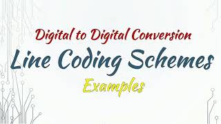 --- Line Coding Schemes Examples || Data Communications & Networking || Bangla Lecture