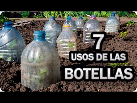 Video: Usar Botellas De Plástico En El Jardín Y La Huerta