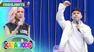 Vice Ganda and Vhong quickly guess the songs on Karaokids | It’s Showtime