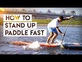 How To Stand Up Paddle Fast (SUP Paddleboard) - Как быстро грести на САП борде