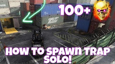 MODERN WARFARE - How to SpawnTrap SOLO on Shipment After the LATEST Update