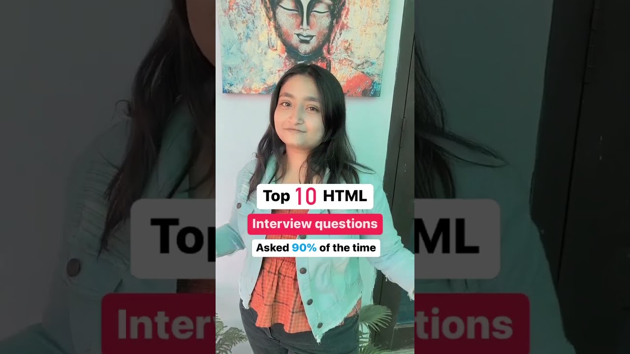 Here S The Top 10 HTML Interview Questions Asked 90 Of Time Check Description