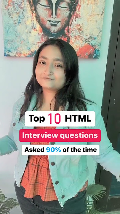 Here's the Top 10 HTML interview questions asked 90% of the time📑👇 | Check the description