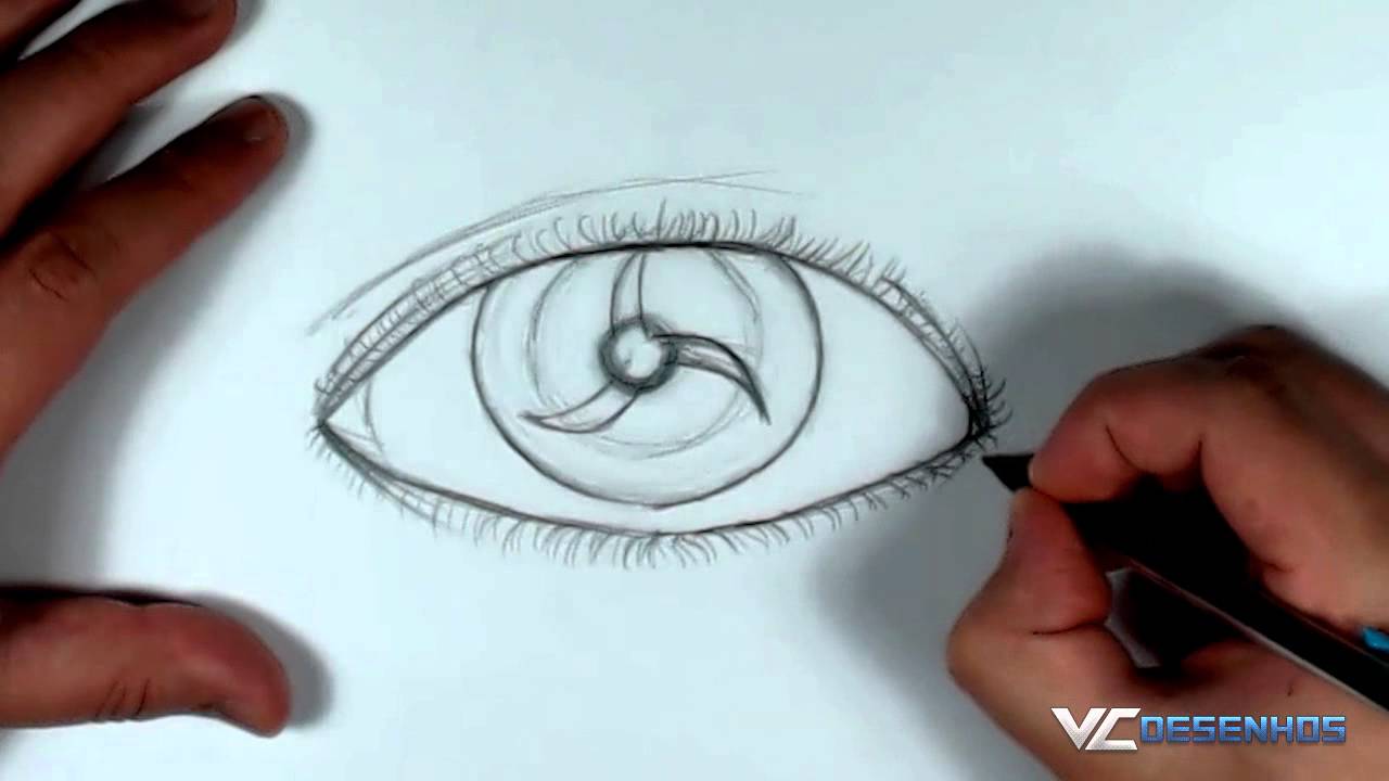 Como Desenhar O Real Mangekyo Sharingan Itachi