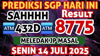 SGP HARI INI - SENIN 14 JULI 2025 | PREDIKSI SGP | RUMUS SGP | BOCORAN SGP | SGPJITU
