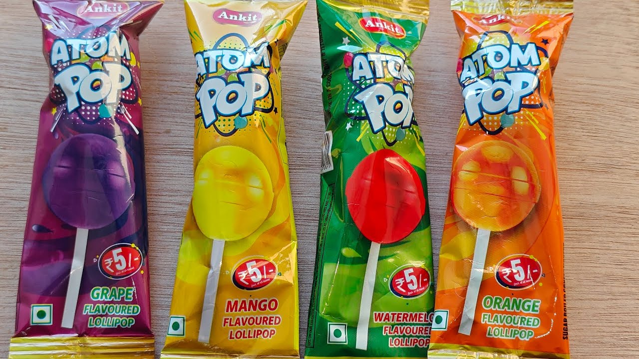 Satisfying Asmr Rainbow Candy Lollipops and Double ChupaChups Unboxing Video  