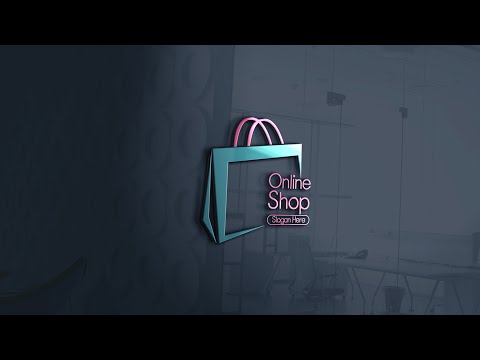 How to Simply Create a Shopping Logo Design | Photoshop Tutorials