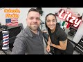 💈 Haircut & Beard Trim by “Litzy” in Orlando, Florida 🇺🇸 (FULL UNEDITED ASMR)