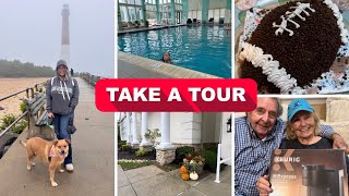 BIRTHDAY SURPRISE, TOUR OF OUR BEACH HOUSE CLUB HOUSE