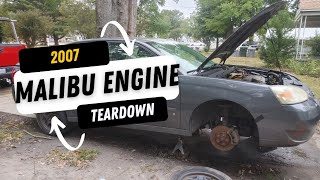Chevy Malibu 3.5L V6 Seized Engine Teardown | Diagnosis & Failure Analysis