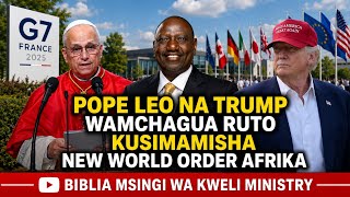 ROMA NA TRUMP YAMCHAGUWA RUTO KUSIMAMISHA AGENDA YA NEW WORLD ORDER IN AFRIKA.. Time to wake up🙆🏿♂️