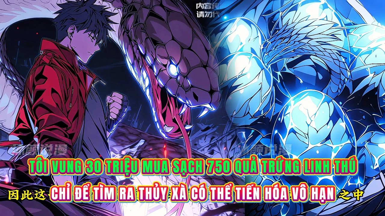 Tôi vung 30 triệu mua sạch 750 quả trứng linh thú chỉ để tìm ra Thủy Xà có thể tiến hóa vô hạn