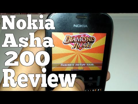 Nokia Asha 200    Обзор мобильного телефона- Игры- мелодии и т-д-