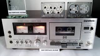 TAPE DECK GRADIENTE CD-3500 RESTAURADO cabeça nova! (((não está à venda)))