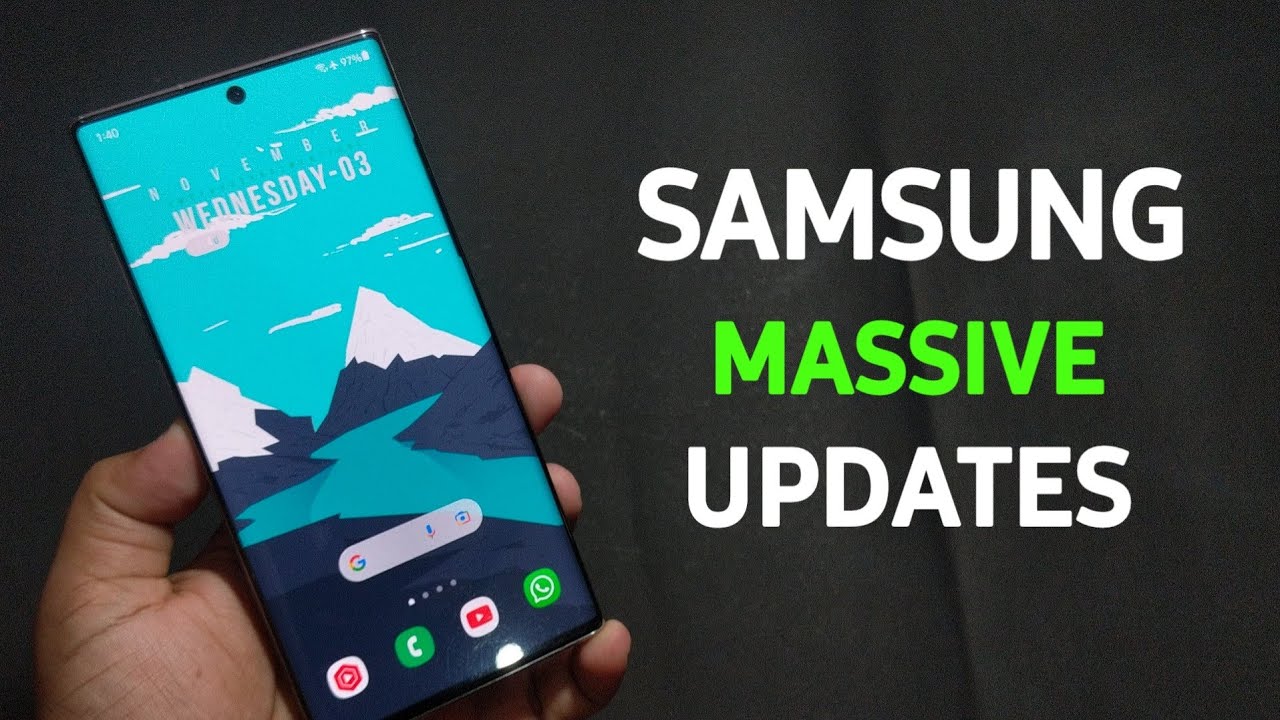 New Software Updates for Samsung Galaxy Note 10 Plus, Note20, S10, S21 ...