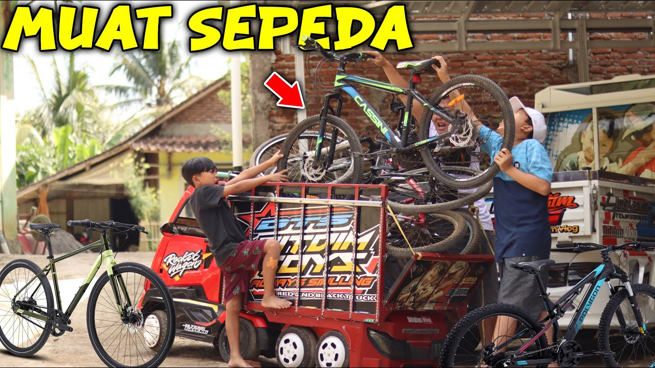 MUATAN SEPEDA!! GARA GARA CARI IKAN CHANA DIMAS DAN TEMANNYA PARKIR SEPEDA SEMBARANGAN