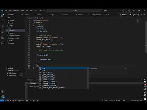 How to Store and Print the Largest Integer from Two Integers in C