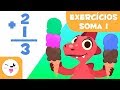 Aprenda a Somar com o Dino: Exercícios Divertidos de Matemática para Crianças 🦕