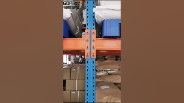 Heavy duty pallet rack for beverage raw material factory