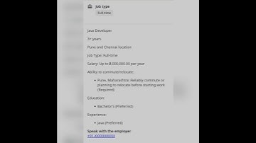 Java Developer#fresher #experienced #getemployed #youtubeshorts #javadeveloperjobs #developerjobs