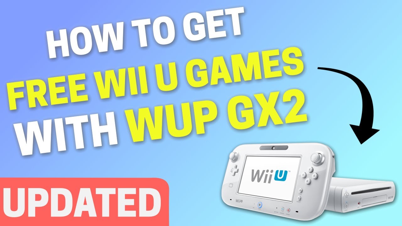 How to install any Wii U games FREE 