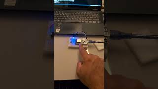 1st Prototype ESP32 LED (I had an issue with the port and couldn't get it working until I did)