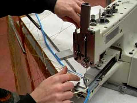 BURASCHI GILL1 GILL NETS MOUNTING MACHINE - YouTube