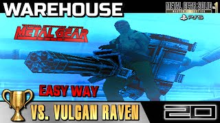 METAL GEAR SOLID 1 [20] • Warehouse • 🏆 vs. Vulcan Raven • Hard • Master Collection • Deutsch