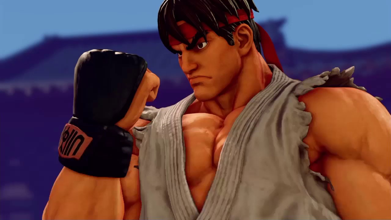 Street Fighter V: SSJDKHERO[Ryu, Ken, Urien] VS  SON_OF_GOD[Bison, Ryu]