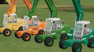 transporting all Game Farming Simulator 22 excavator and excavators and escavadeira e escavadeiras e screenshot 5