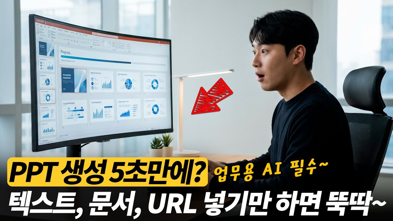 PPT 생성 AI 끝판왕! 텍스트, 문서, URL로 5초만에 PPT 만들어주는 사이트 찾았습니다 ✨ 수백가지 템플릿도 제공되네요~