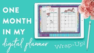 One Month in my Digital Planner: Wrap-Up!
