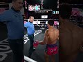 His face says it all… he definitely felt that middle kick! 🦿😳#shorts #muaythai