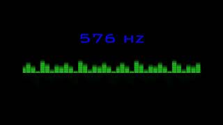 ⒽⓏ| 576 hz Pure Tone Frequency| NO Music , For Meditation, Testing. Black Screen