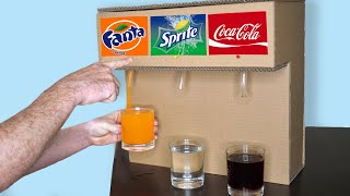 Как сделать автомат для  Coca-Cola, Fanta и Sprite в домашних