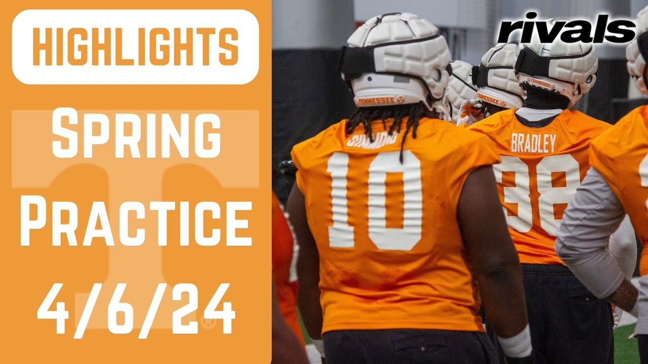 Highlights from Tennessee football's 10th spring practice of 2024 - YouTube