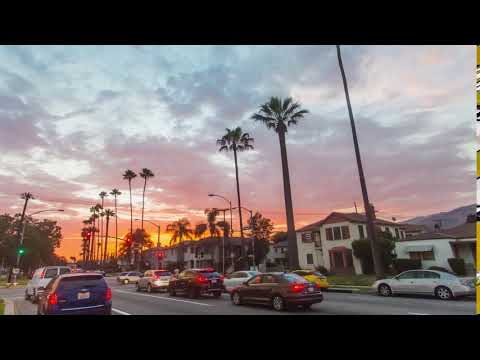 videoblocks cinematic urban timelapse in motion hyperlapse shot next to a city street during a stunn — free youtube stock footage