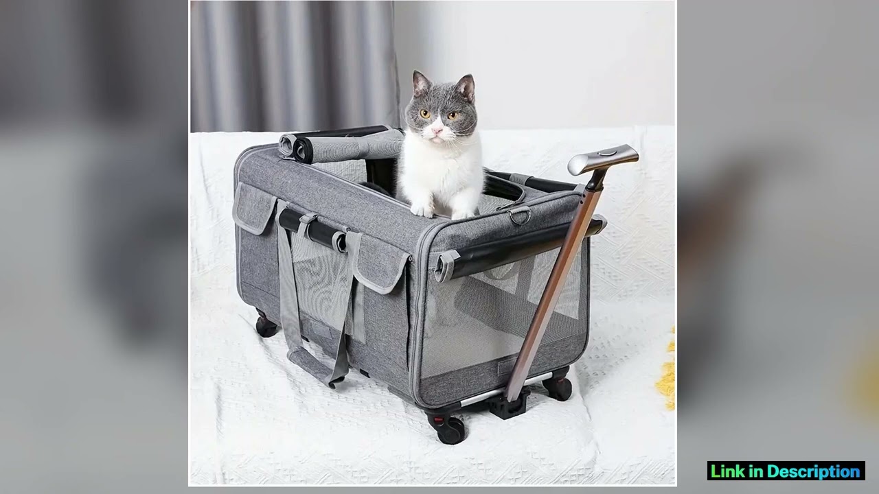 Extra Large Portable Pet Trolley Case Detachable Dog Trolley Case Large Foldable Pet Bag Cat Travel