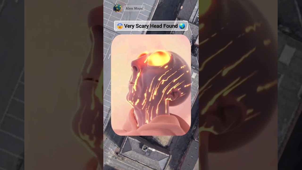 😨 Very Scary Head On Google Maps 🌎 