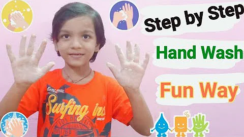 Step by Step Hand Wash On Global Handwashing Day for KIDS/How to wash hands//Proper hand wash Song