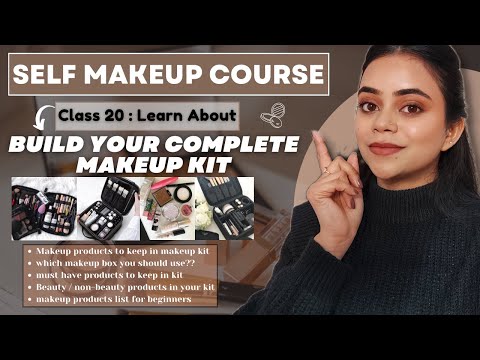 Class 20 | SELF MAKEUP COURSE | Complete Makeup Kit | Free Online Makeup Course #makeupkit