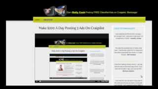 Easily Make $200 A Day Posting 3 Ads on Craigslist -- 2013 UPDATE ! Wealth