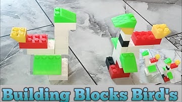 How To Make Birds With Building Block/Block Game/Block Birds/Block Toys/India Blocks Creator/Craft