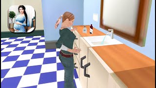 Mother Simulator-Mom Life Game - Wash Face - Gameplay Walkthrough Part 1 screenshot 4