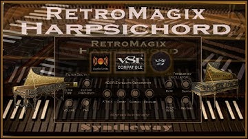 Virtual Harpsichord VST VST3 Audio Unit KONTAKT EXS24: Salieri Strikes Back (Warmen) by RetroMagix