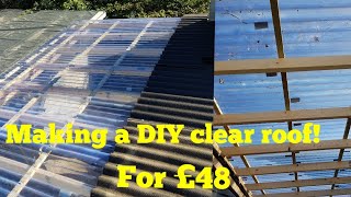 Making A Diy Clear Roof(Lean Too, Shed, Garage, Workshop) - Youtube