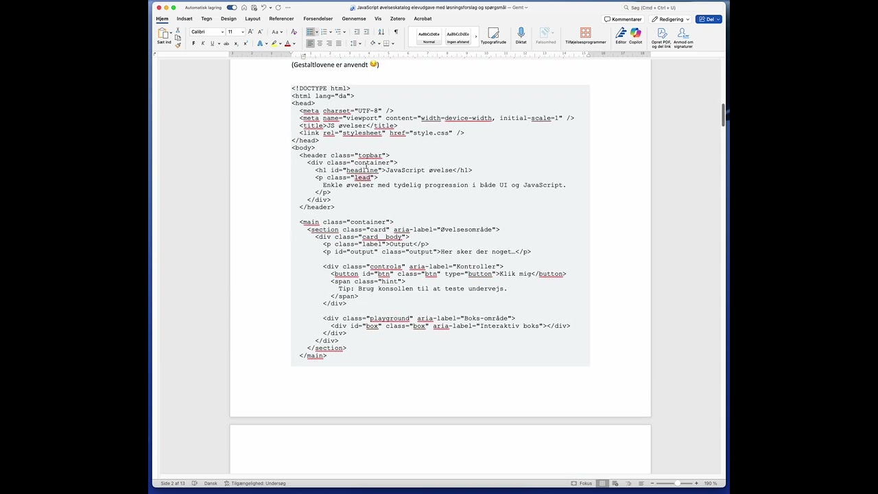 01 opstart og intro til katalog