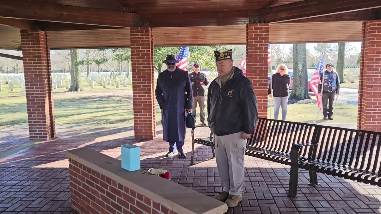 Funeral of Sgt  Thomas George Schrade  Long Island National Cemetery Dec 30,24 military honors