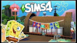 The Sims 4: The Krusty Krab from Spongebob Squarepants! | Sims 4 Speed Build No CC